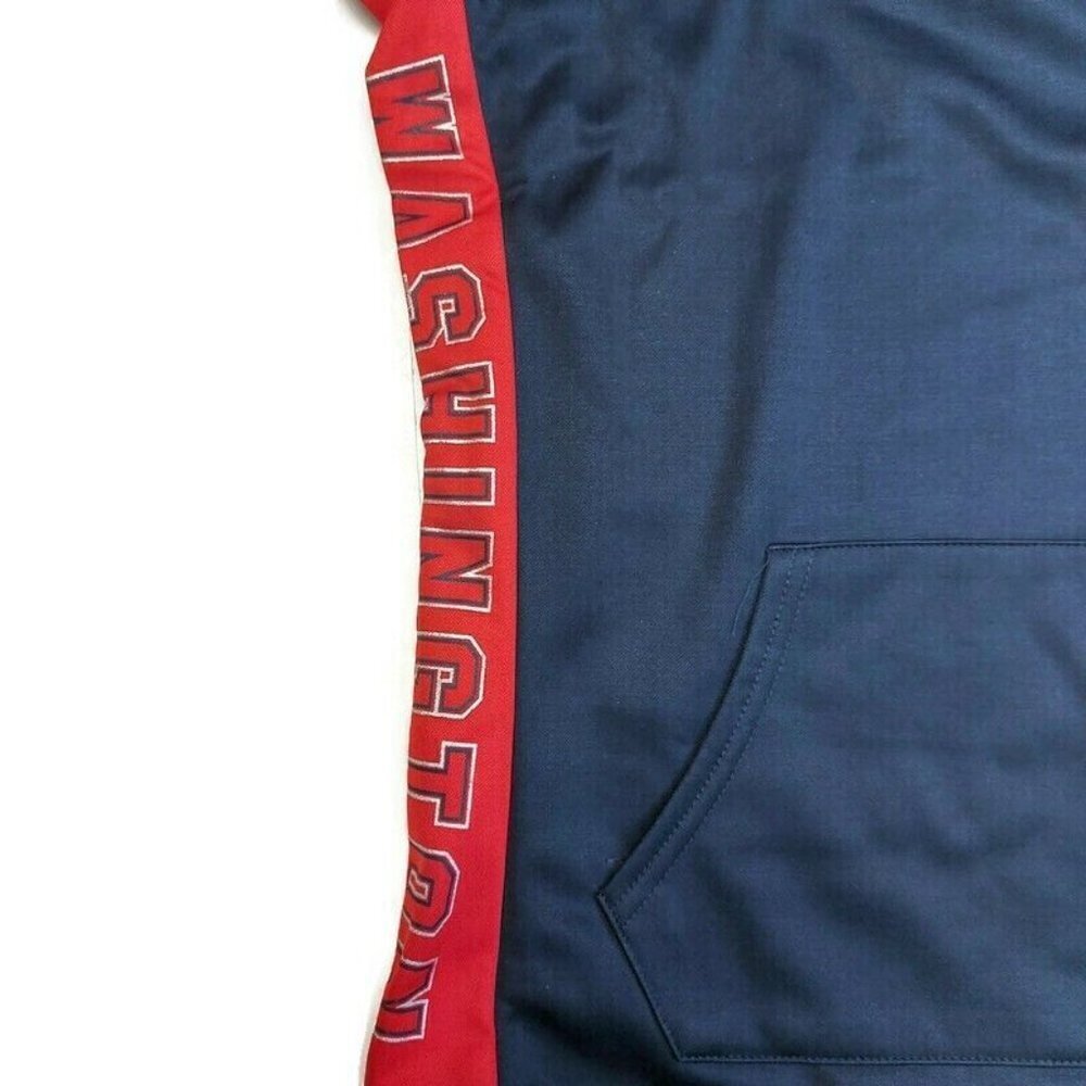 NBA Washington Wizards Hands High Adult Womens XL MVP Quarter Zip Pullover Blue - Picture 4 of 6